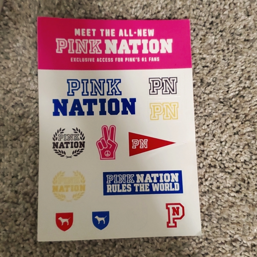 Vintage Meet the All-New PINK Nation Stickers